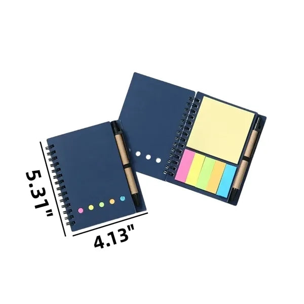 A6 Spiral Sticky Notes Notebook