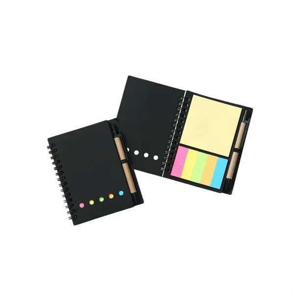 A6 Spiral Sticky Notes Notebook