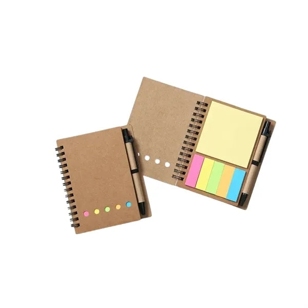 A6 Spiral Sticky Notes Notebook