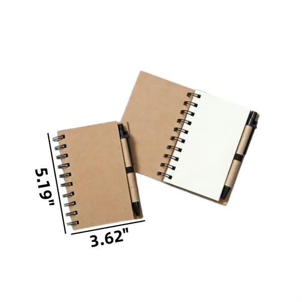 A6 Recyclable Spiral Small Notebook