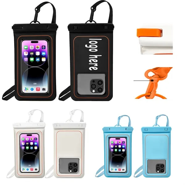 Floating Phone Waterproof Bag With Touch Screen Capability