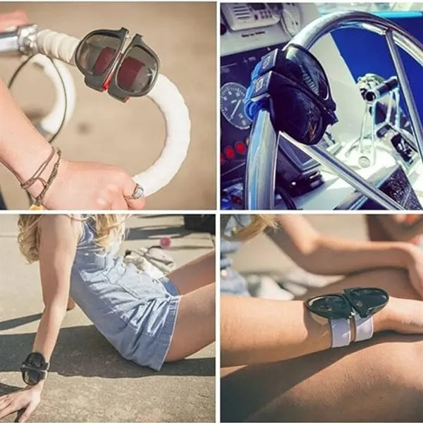 Foldable Wristband Shades Sunglasses