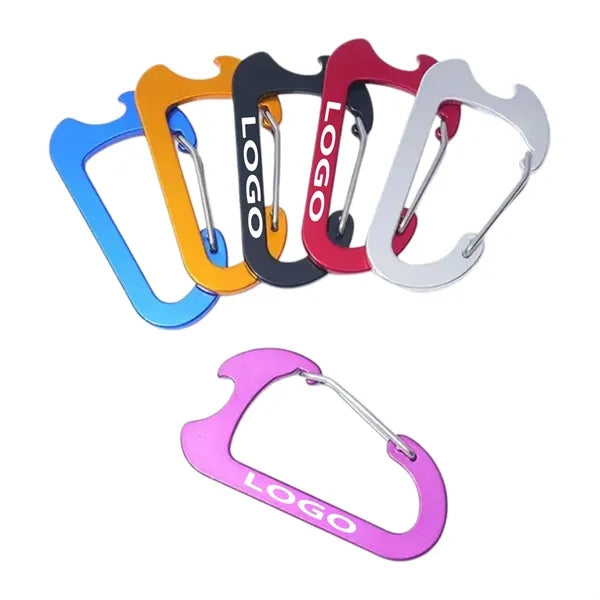 Carabiner Bottle Opener Aluminum Keychain