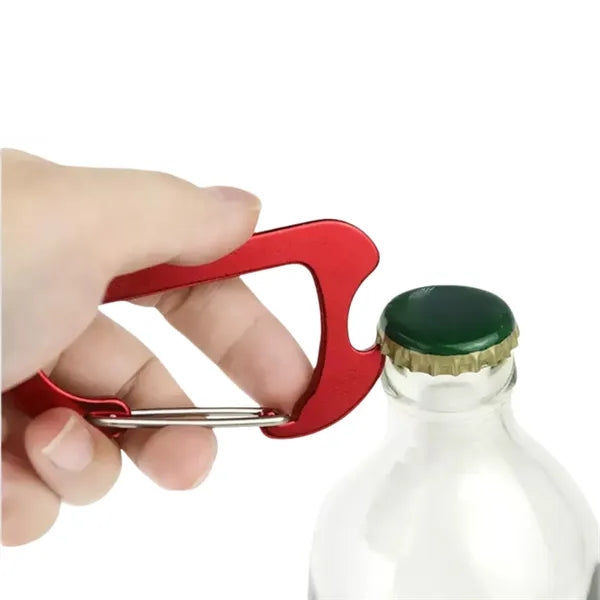 Carabiner Bottle Opener Aluminum Keychain