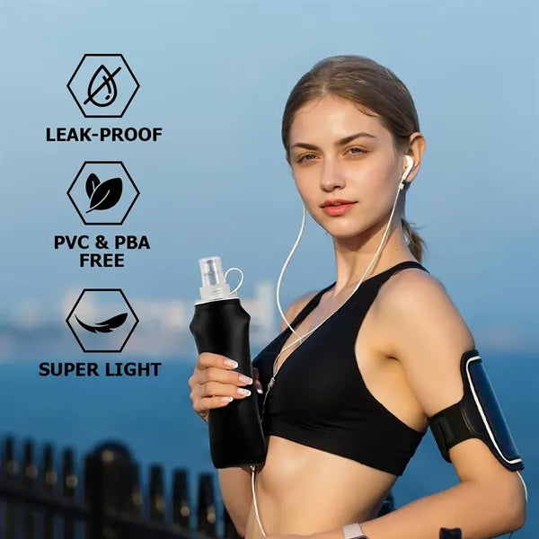 16oz TPU Foldable Running Hydration Flask