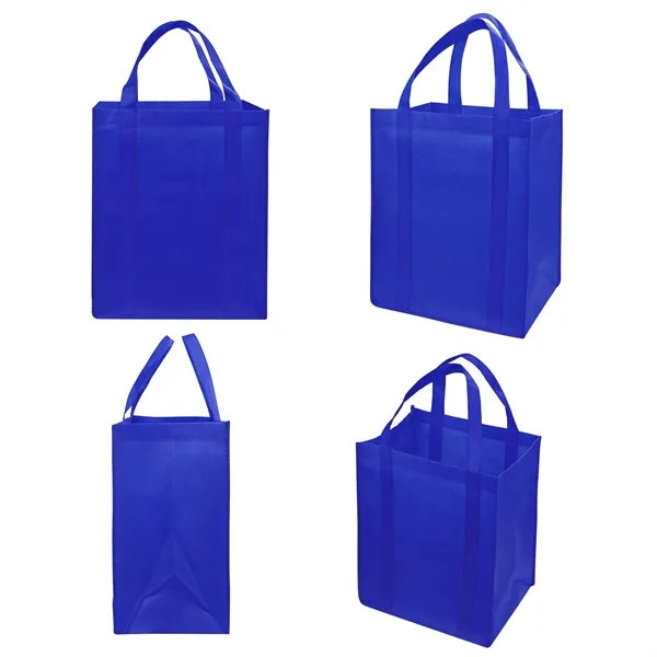 Wide Base Non Woven Grocery Tote Bag 15"x8"x12.6"