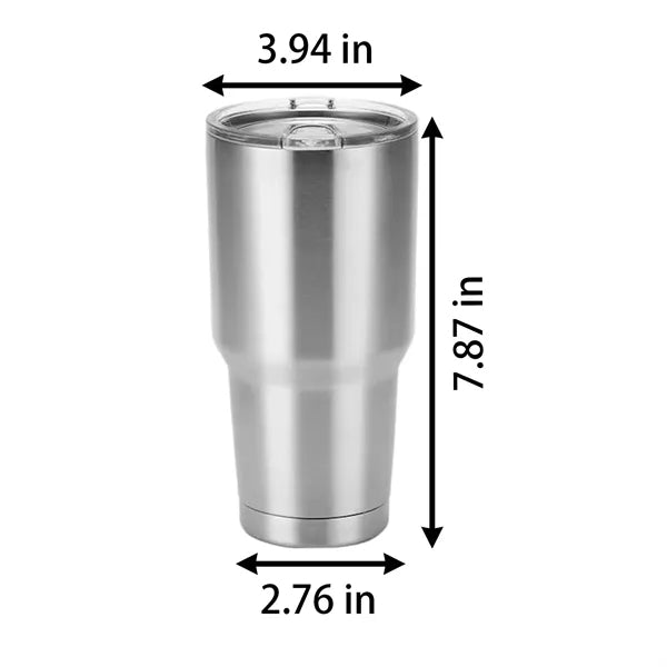 Low Oz Large Capacity Car Insulated Tumbler with Straw