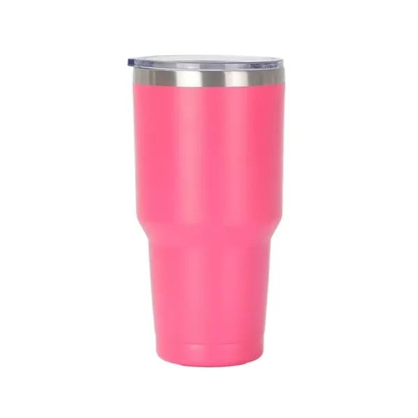 Low Oz Large Capacity Car Insulated Tumbler with Straw