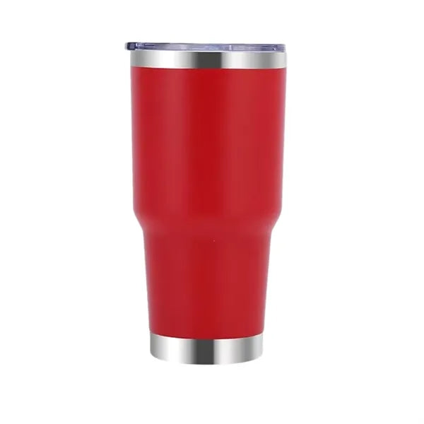 Low Oz Large Capacity Car Insulated Tumbler with Straw