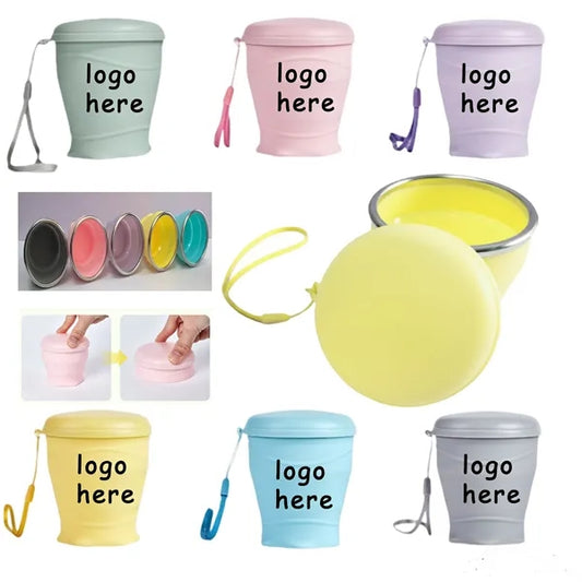 Portable Foldable Drinking Cup with Lanyard