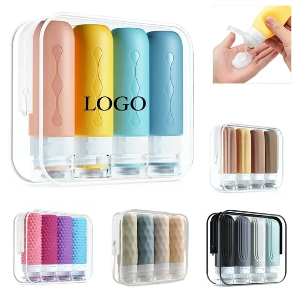 Travel-sized toiletries containers
