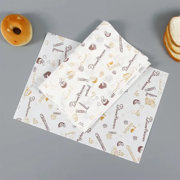 Deli Wax Paper Sheets Sandwich Wrap for Bakery