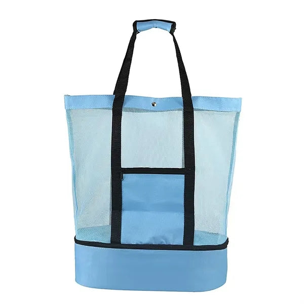 Breathable Beach Cooler Bag with Mesh Design
