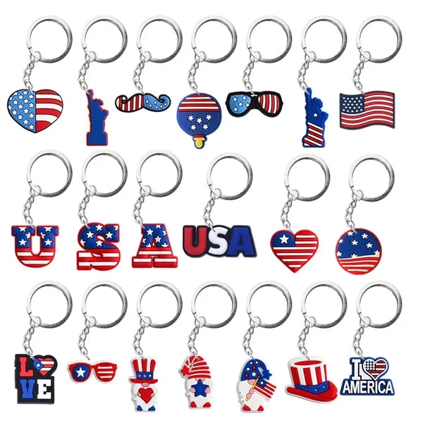 Independence Day keychain