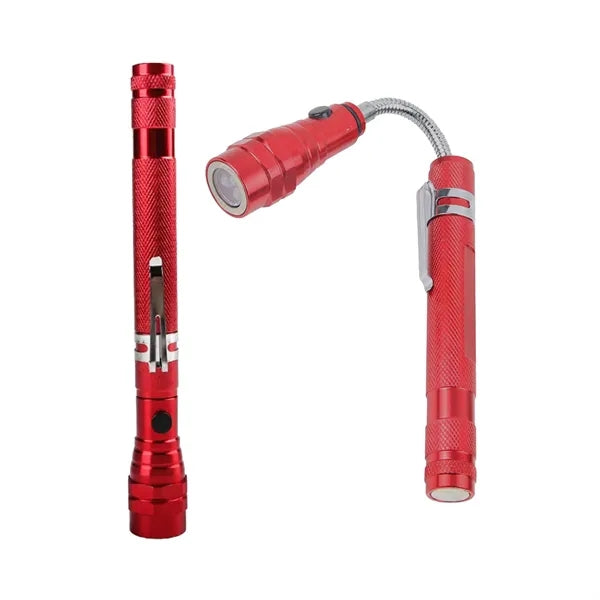 Pen-Clip Flexible Gooseneck Portable Inspection Flashlight