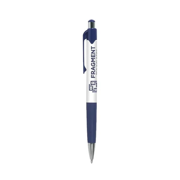 Logo Retractable Ballpoint Pen Slim Click Writing