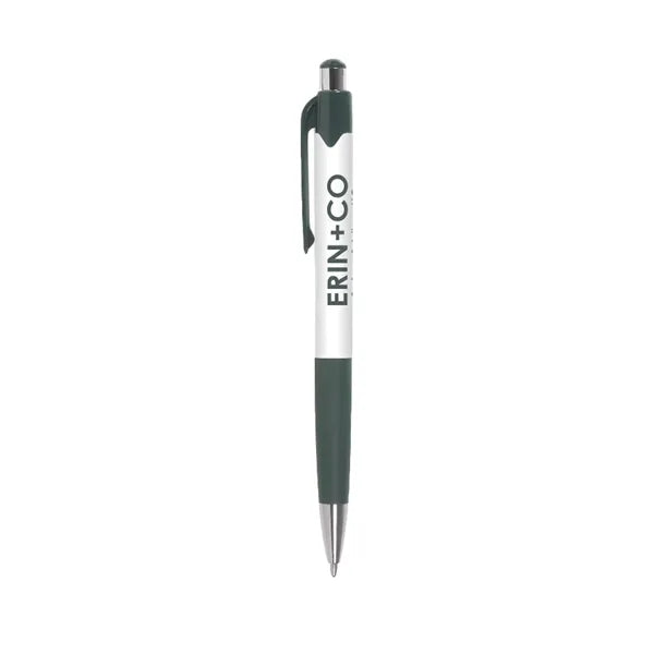 Logo Retractable Ballpoint Pen Slim Click Writing