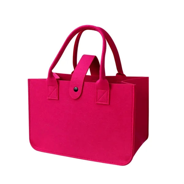 Wool Felt Shopping Tote with Handles