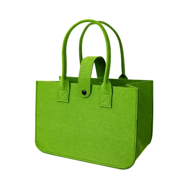 Wool Felt Shopping Tote with Handles
