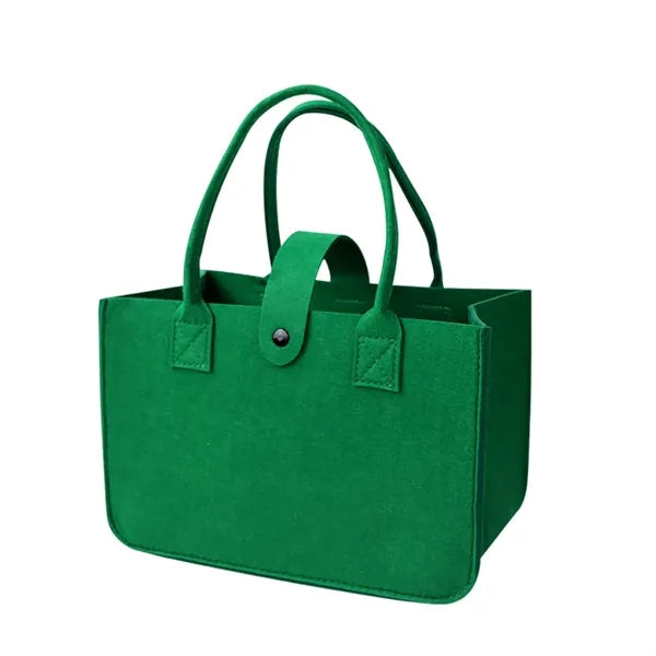 Wool Felt Shopping Tote with Handles