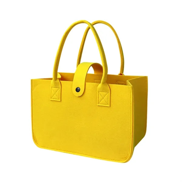 Wool Felt Shopping Tote with Handles