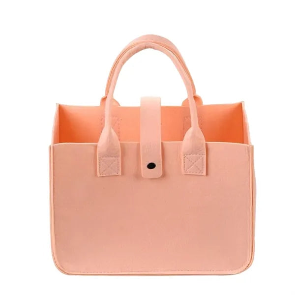 Wool Felt Shopping Tote with Handles