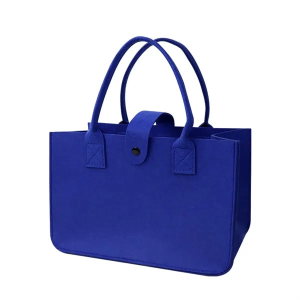 Wool Felt Shopping Tote with Handles