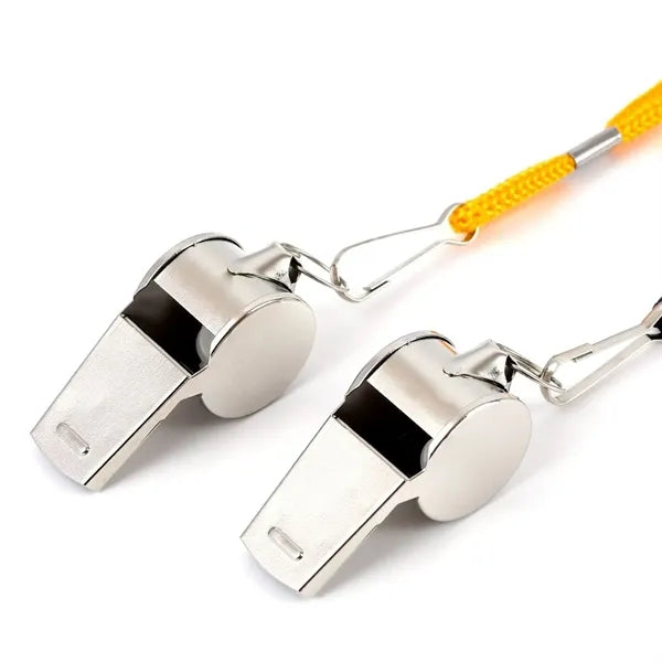 Stainless Steel Emergency Safety Whistle with Logo