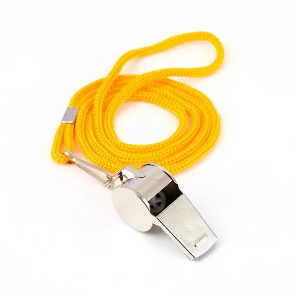 Stainless Steel Emergency Safety Whistle with Logo