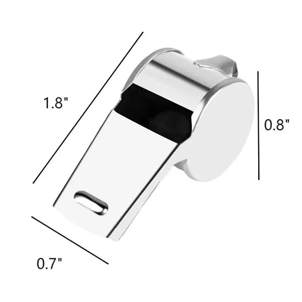 Stainless Steel Emergency Safety Whistle with Logo