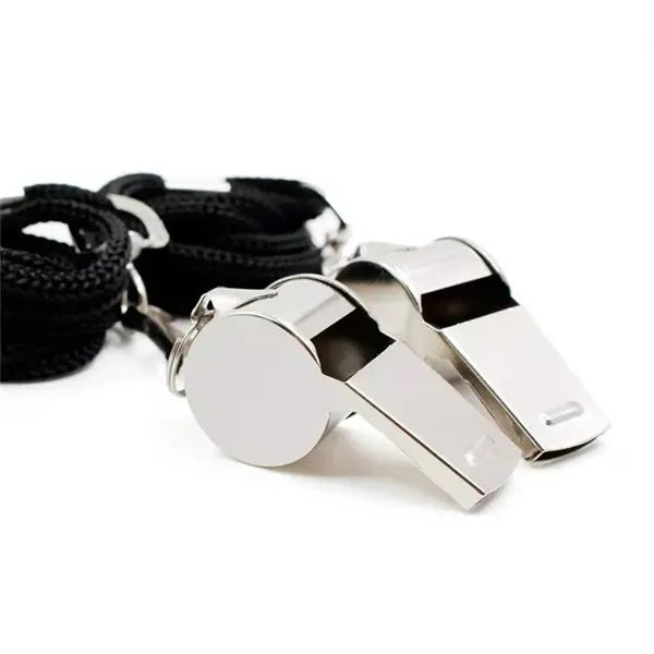 Stainless Steel Emergency Safety Whistle with Logo