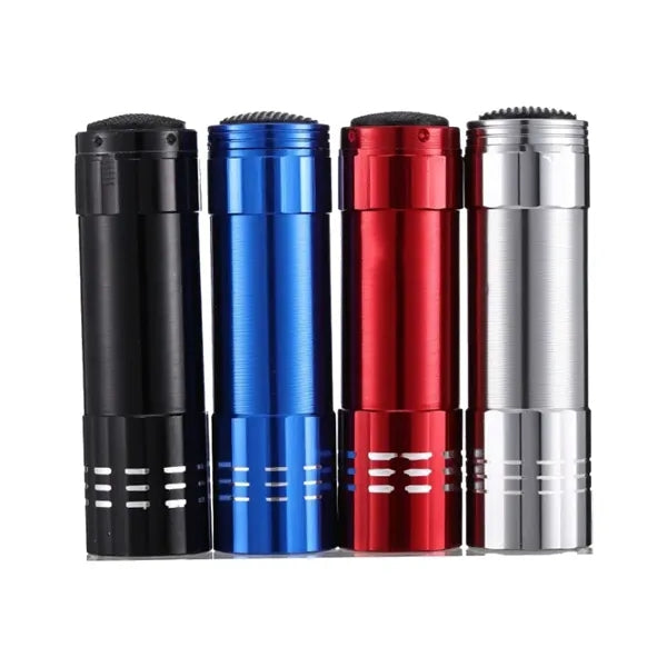 9-LED Aluminum Alloy Flashlight