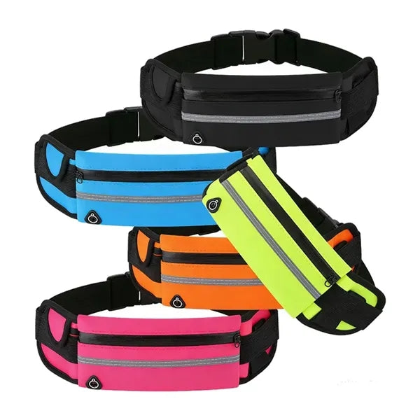 Reflective Neoprene Running Belt Fanny Pack