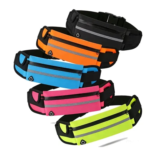 Reflective Neoprene Running Belt Fanny Pack