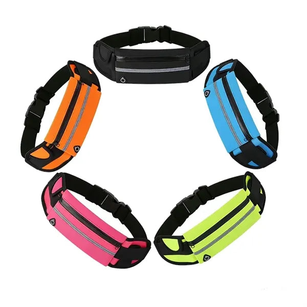 Reflective Neoprene Running Belt Fanny Pack