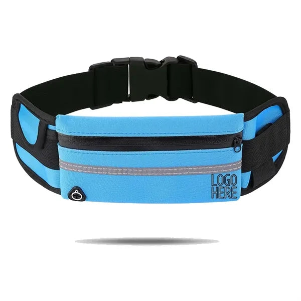Reflective Neoprene Running Belt Fanny Pack