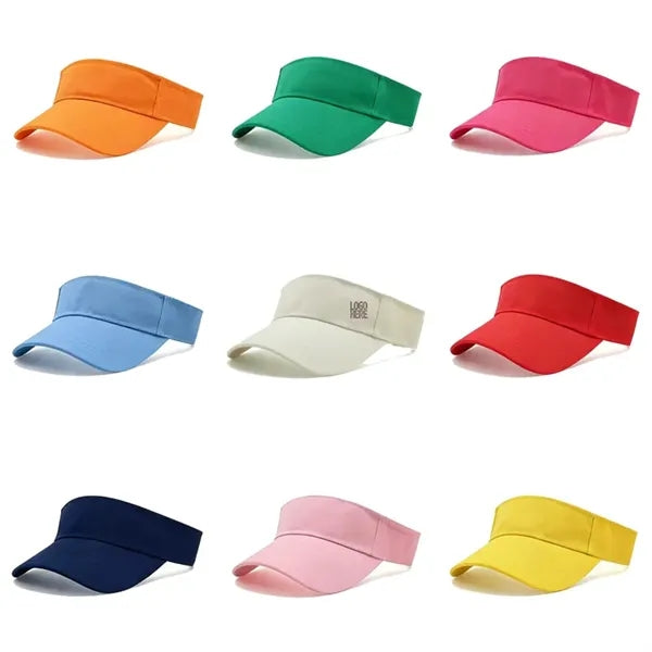 Adjustable Solid Color Sun Hat for Outdoor Sports