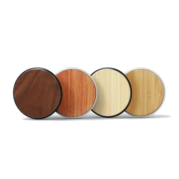 Wooden 10W Qi Fast Wireless Charging Pad