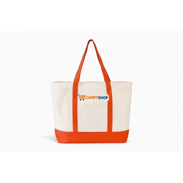 Logo Large Capacity Canvas Tote Bag