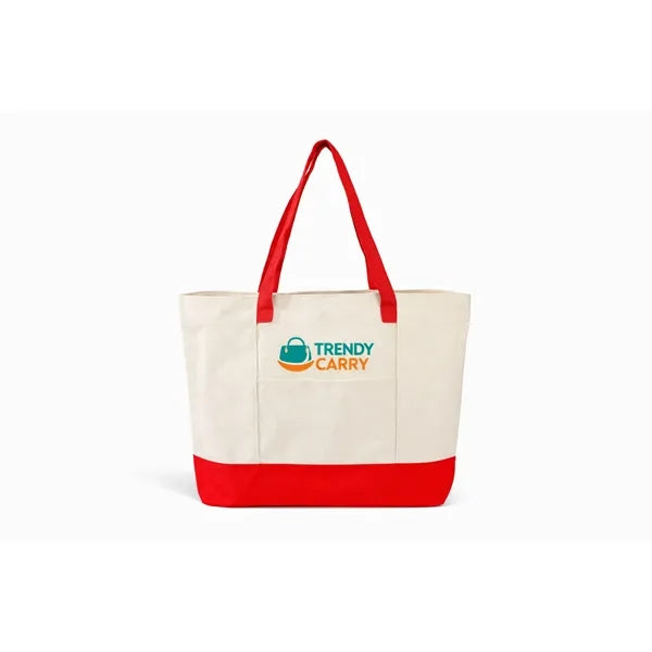 Logo Large Capacity Canvas Tote Bag