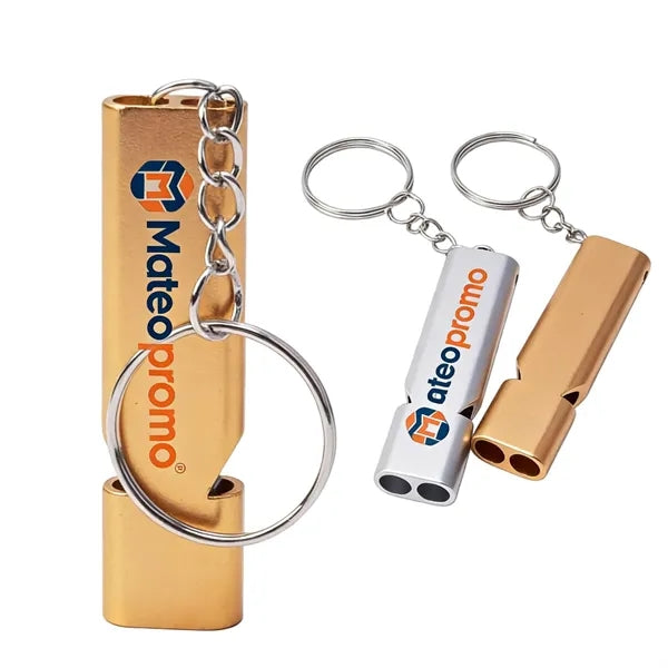Aluminum Dual-Tone Survival Emergency Whistle