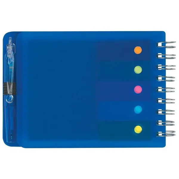 Compact Spiral Notepad with Accessories
