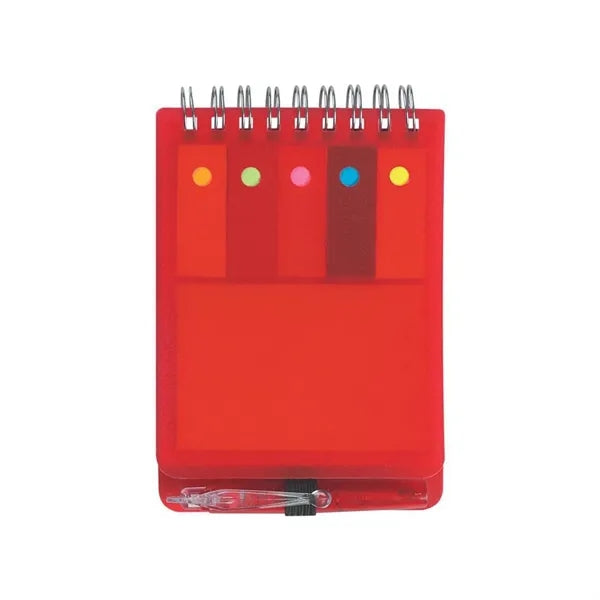 Compact Spiral Notepad with Accessories