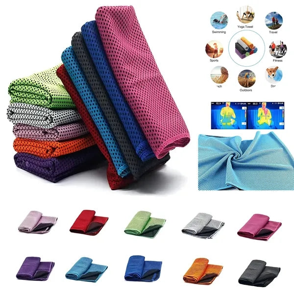 Cooling Towel Instant Relief Ice Cold Sports Sweatband