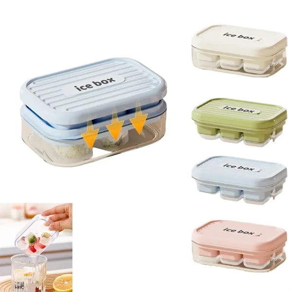 Summer Ice Cube Mold, Food Grade Soft Silicone Tray, Min