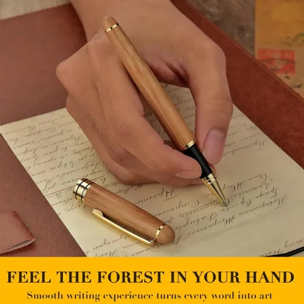 Bamboo Pen with Metal Refill