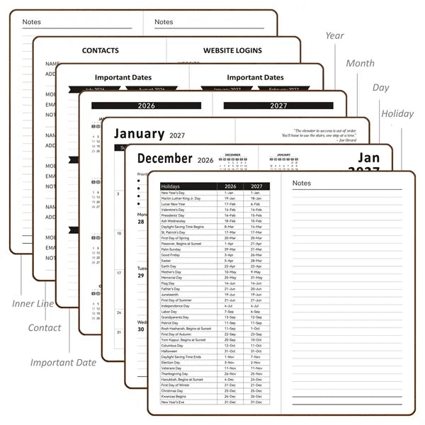 2026-2027 Daily Planner
