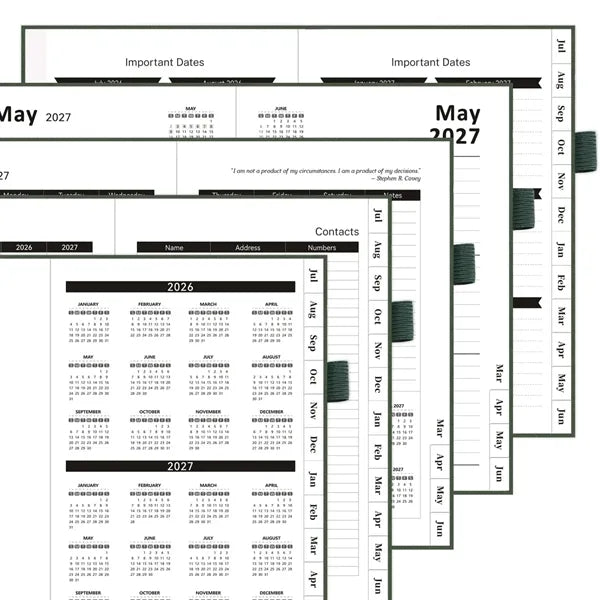 2026-2027 Weekly And Monthly Planner