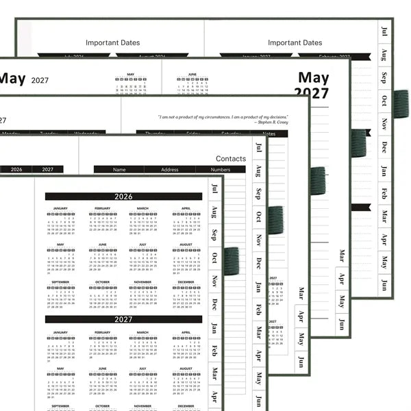 2026-2027 Weekly And Monthly Planner