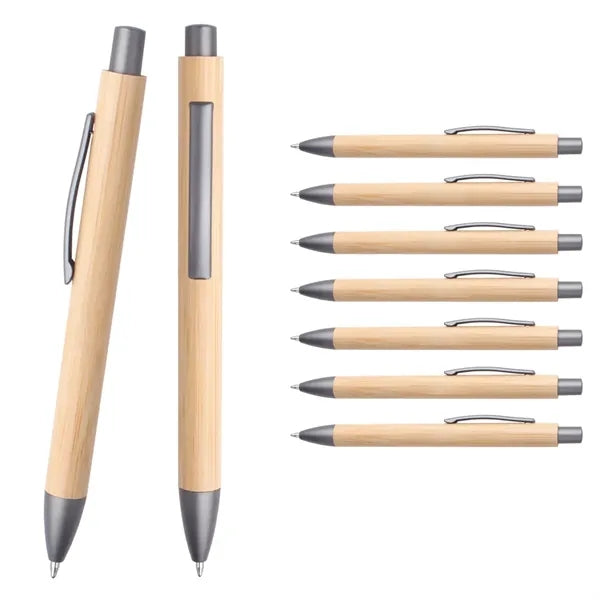 Bamboo Retractable Ballpoint Pen
